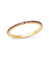 Amethyst Eternity Band 14K Yellow Gold
